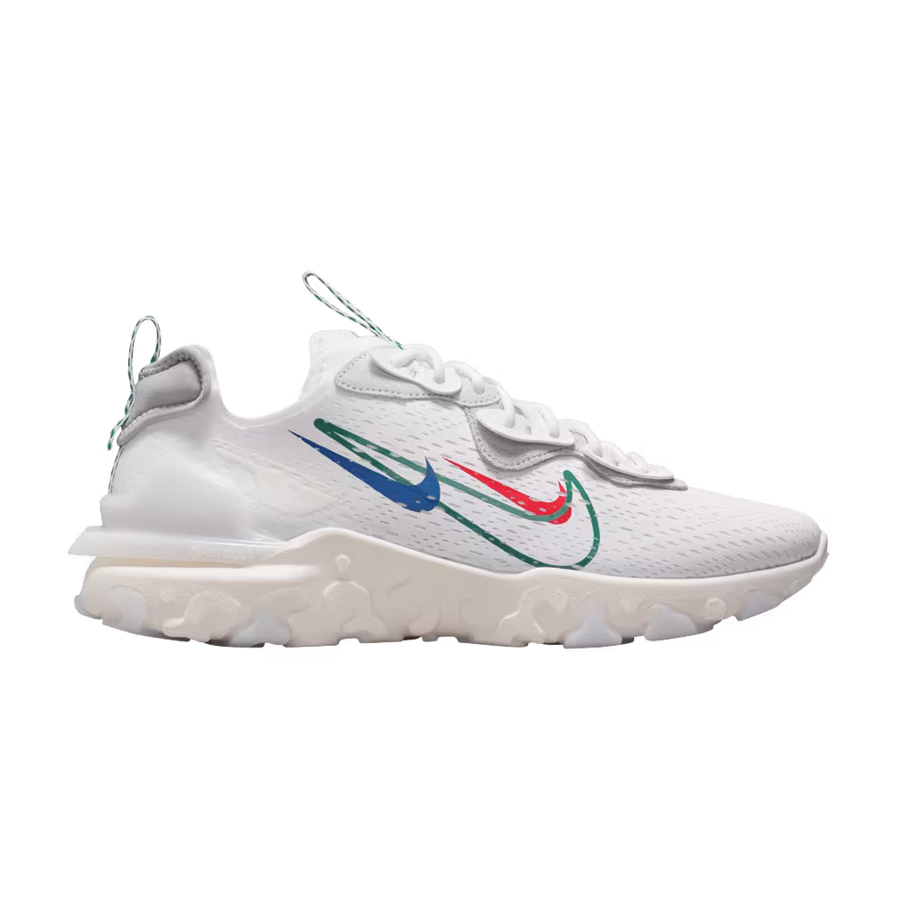 Nike React Vision Multi-Swoosh - White Green Noise