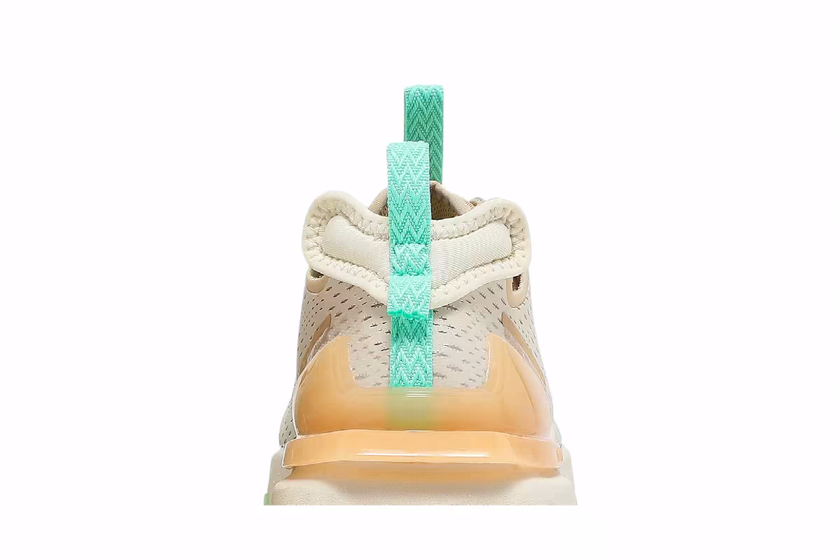 Nike Women's React Vision Pearl White Green Glow, view 8