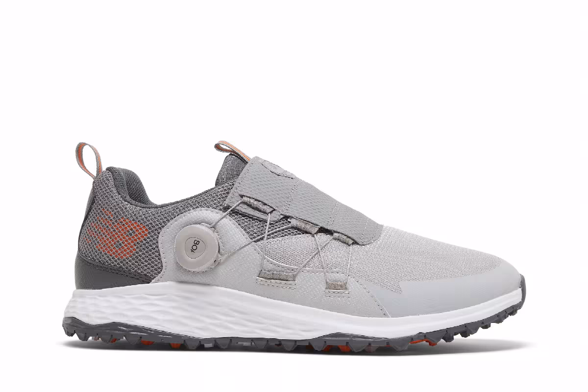 New Balance Fresh Foam PaceSL Boa 2E Wide Grey Orange, view 2