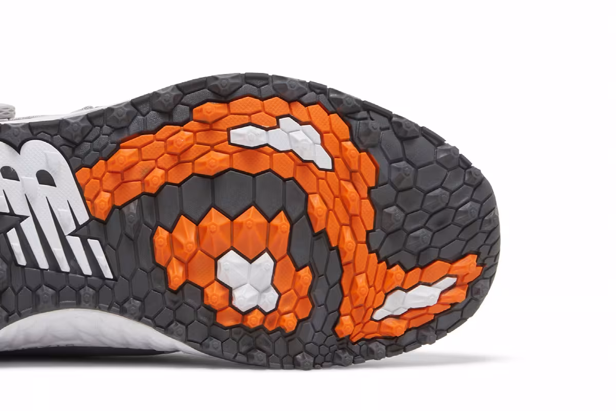 New Balance Fresh Foam PaceSL Boa 2E Wide Grey Orange, view 6