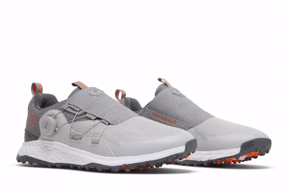New Balance Fresh Foam PaceSL Boa 2E Wide Grey Orange, view 9