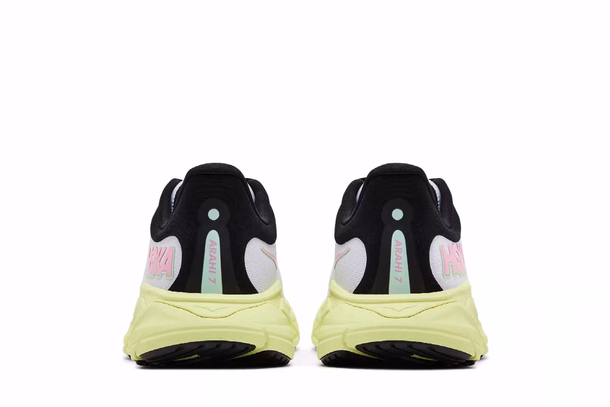 HOKA Women's Arahi 7 Starlight Glow Yuzu, view 7