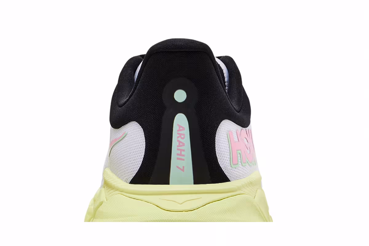 HOKA Women's Arahi 7 Starlight Glow Yuzu, view 8