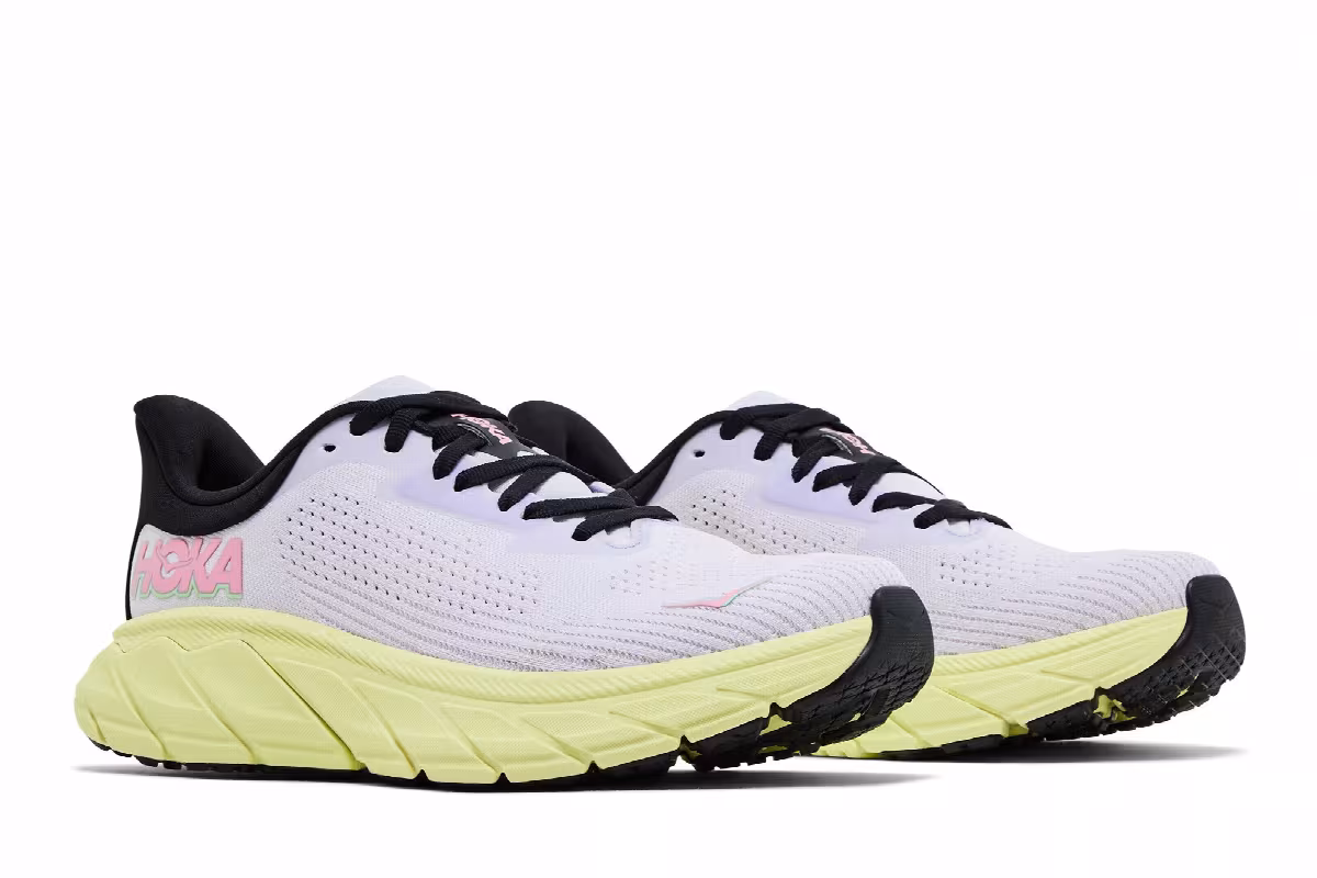 HOKA Women's Arahi 7 Starlight Glow Yuzu, view 9