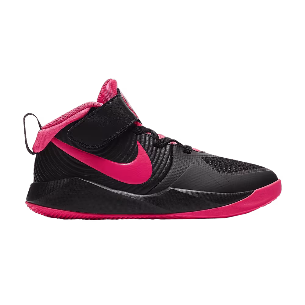 Nike Team Hustle D9 PS Black Racer Pink