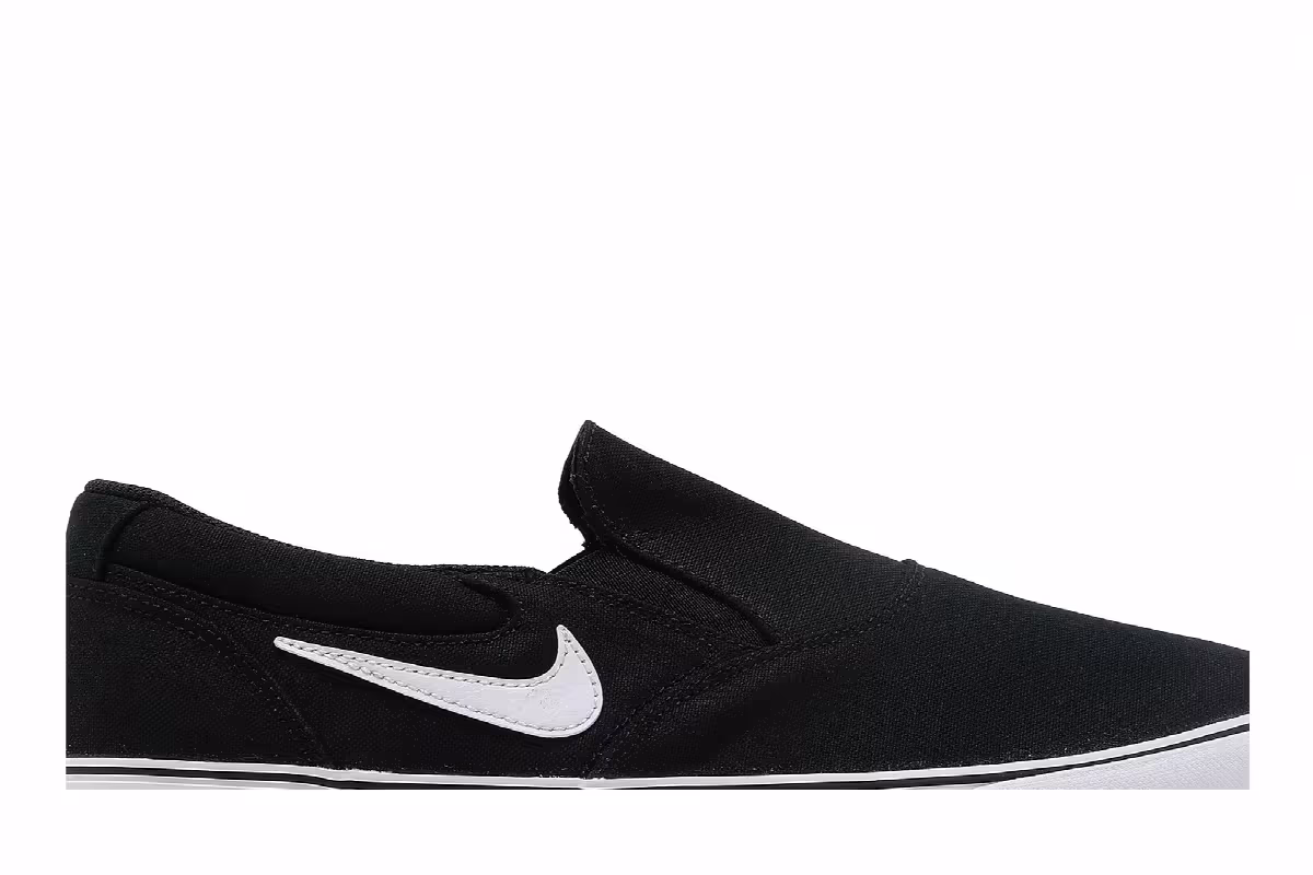Nike Chron 2 Slip SB Black White, view 3