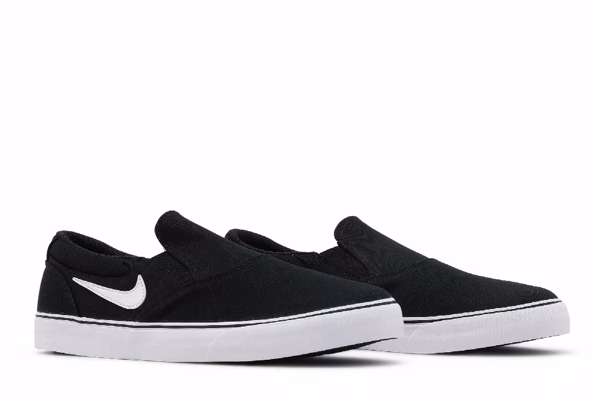 Nike Chron 2 Slip SB Black White, view 9