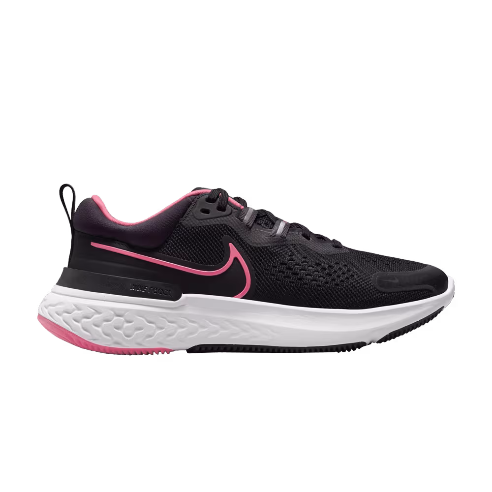 Nike Women's React Miler 2 Black Hyper Pink