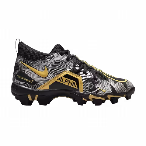 Russell Wilson x Nike Alpha Menace 3 Shark GS 'Black Metallic Vivid Gold'