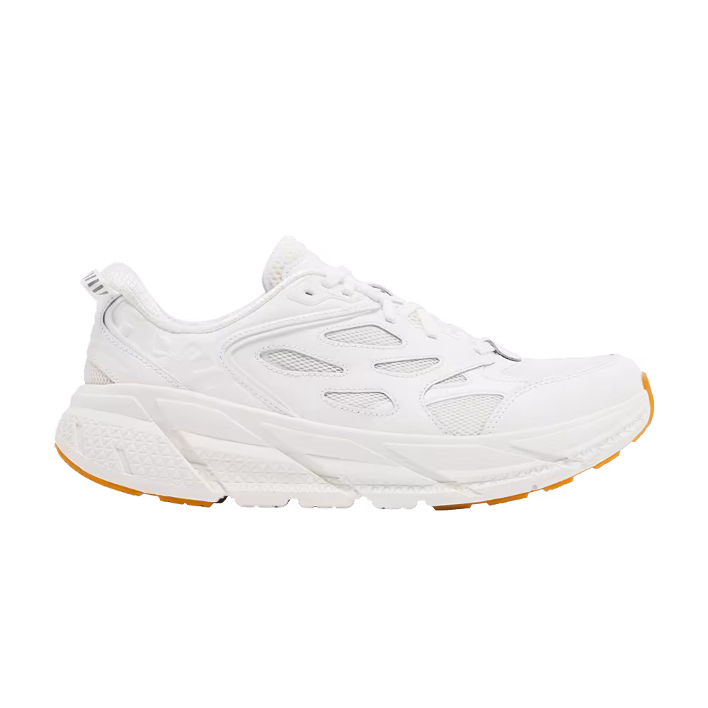 HOKA Clifton L White Gum