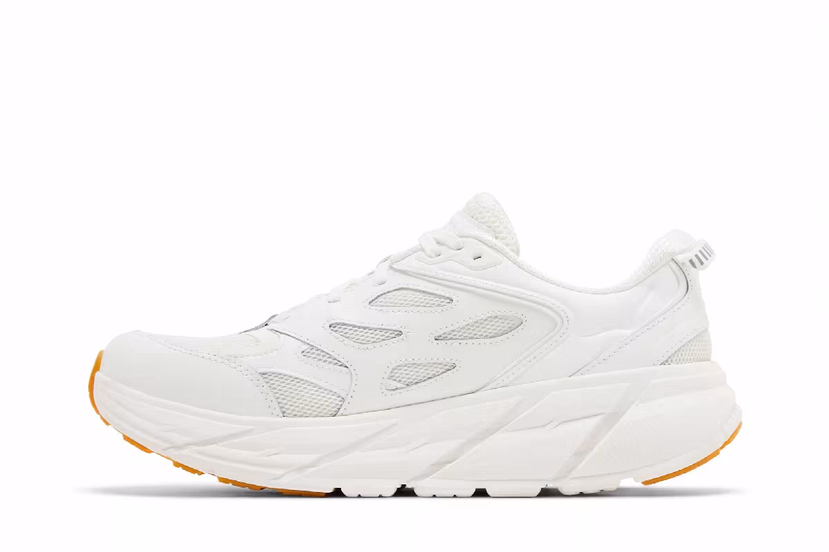 HOKA Clifton L White Gum, view 4