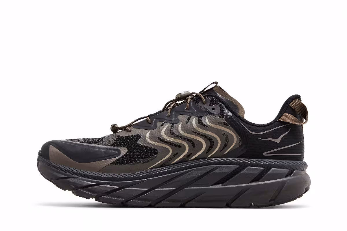 Satisfy x HOKA Clifton LS Forged Iron, view 4