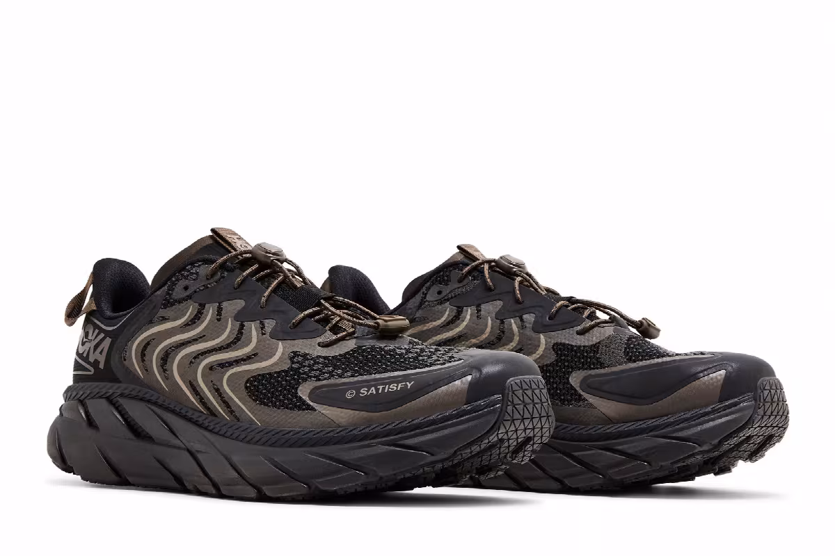 Satisfy x HOKA Clifton LS Forged Iron, view 9
