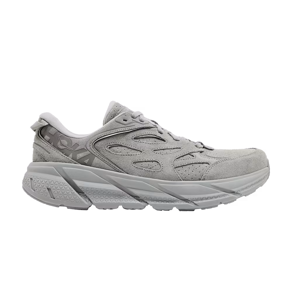HOKA Clifton L Suede Limestone
