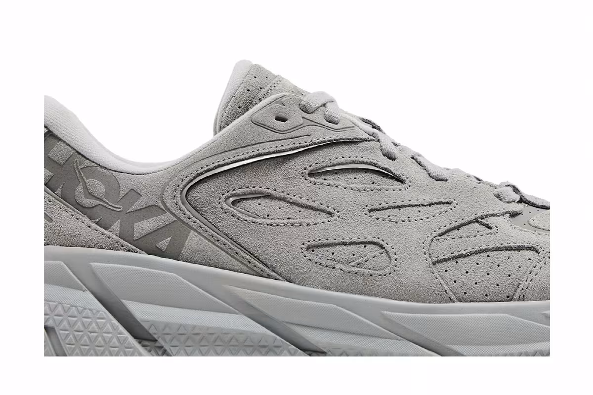 HOKA Clifton L Suede Limestone, view 3