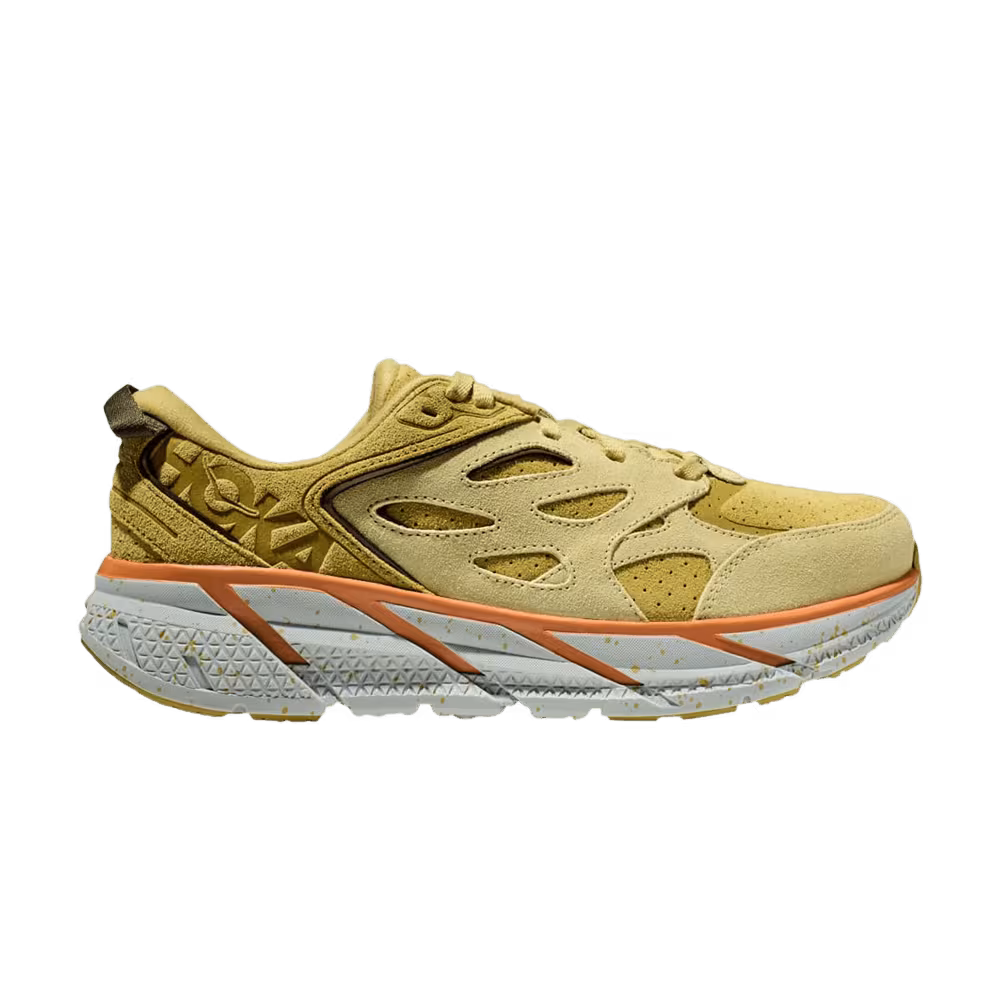 HOKA Clifton L Suede Golden Lichen