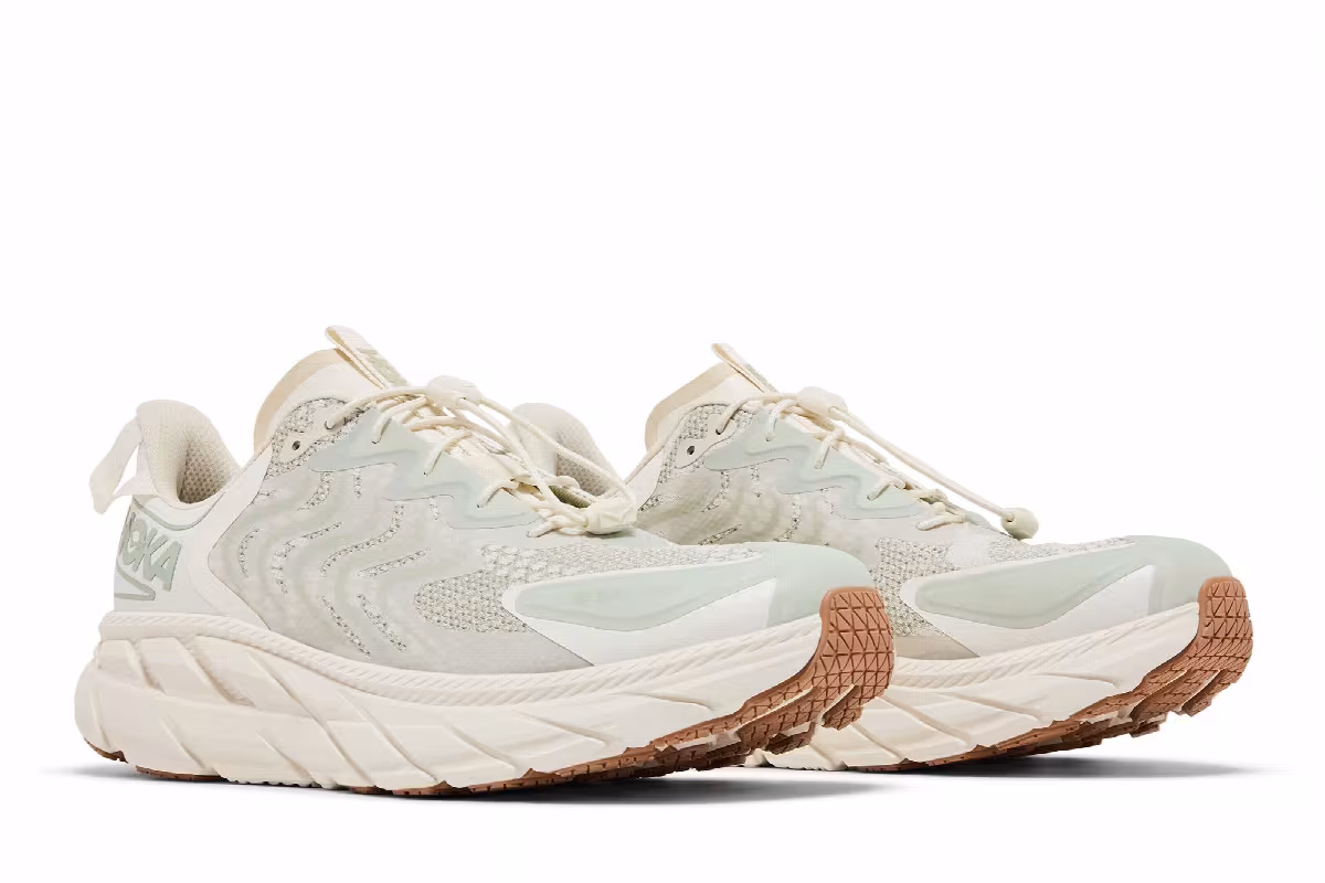 Satisfy x HOKA Clifton LS Celadon Tint, view 9