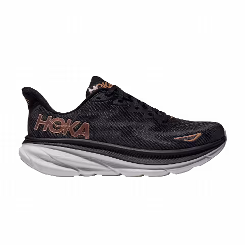 HOKA Wmns Clifton 9 'Black Rose Gold'