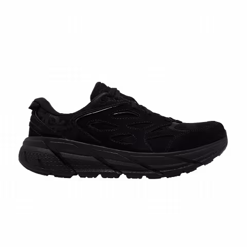 HOKA Clifton L Suede 'Triple Black'