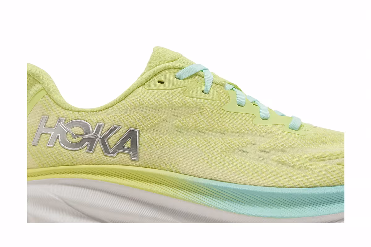 HOKA Women's Clifton 9 Citrus Glow Sunlit Ocean, view 3