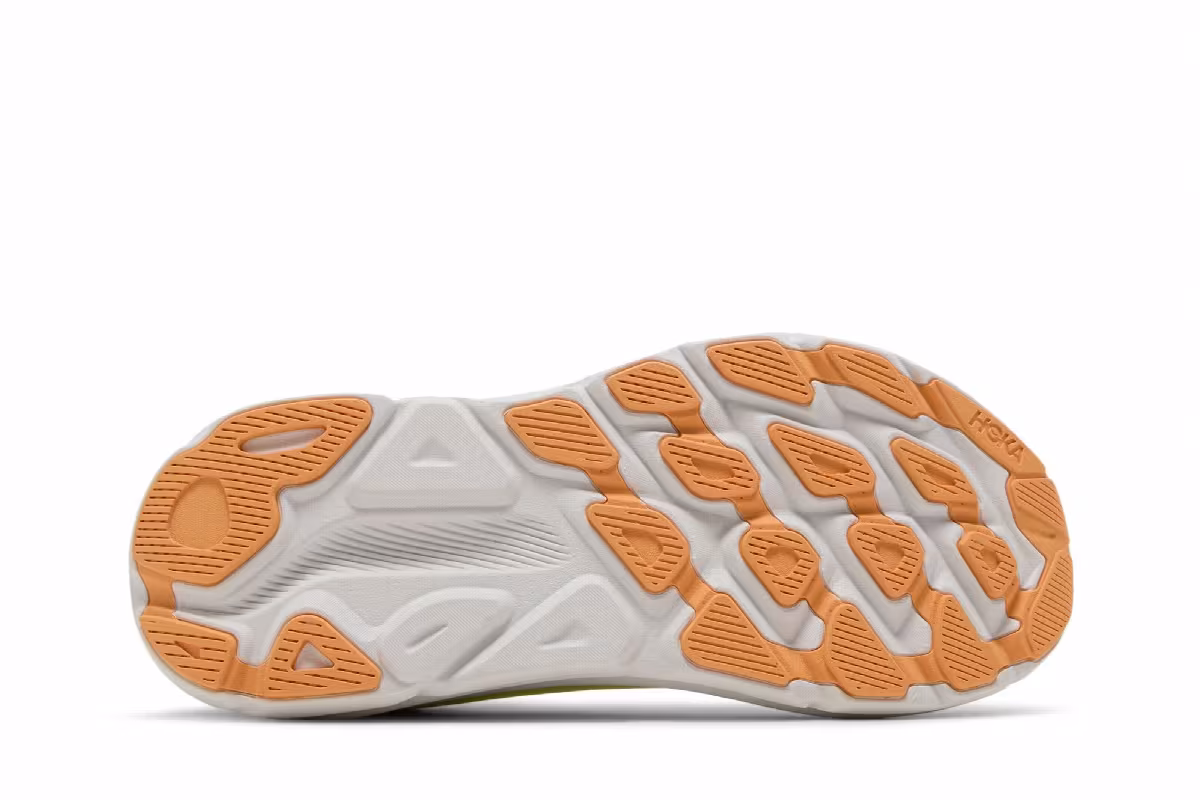 HOKA Women's Clifton 9 Citrus Glow Sunlit Ocean, view 5