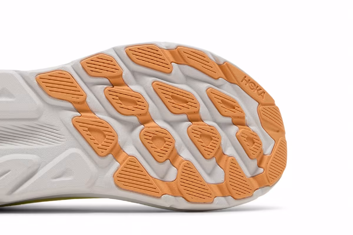 HOKA Women's Clifton 9 Citrus Glow Sunlit Ocean, view 6