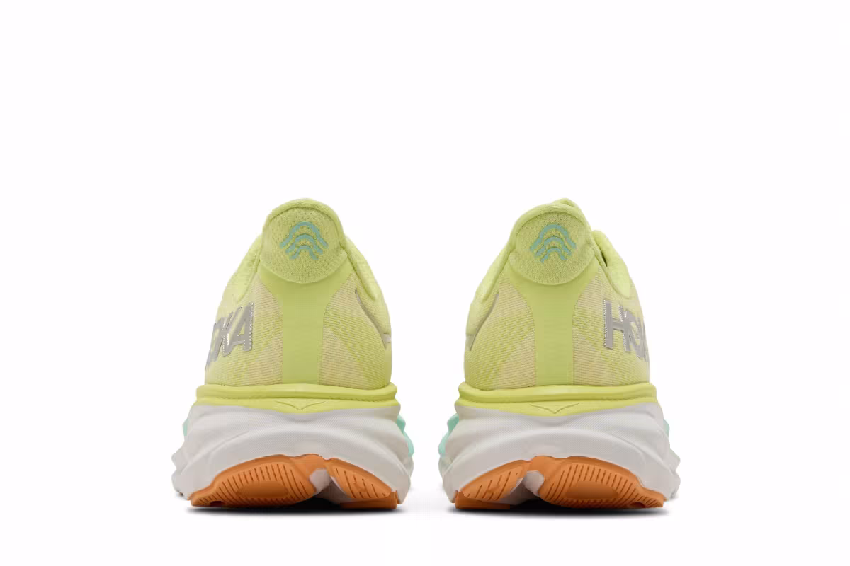 HOKA Women's Clifton 9 Citrus Glow Sunlit Ocean, view 7