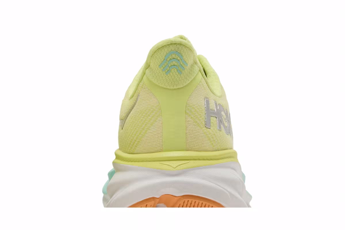 HOKA Women's Clifton 9 Citrus Glow Sunlit Ocean, view 8