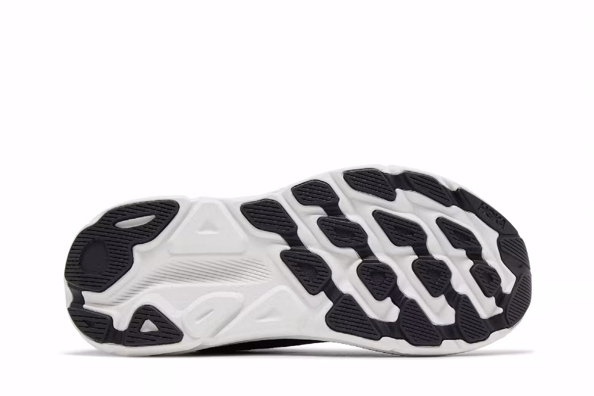 HOKA Women's Clifton 9 Black White, view 5