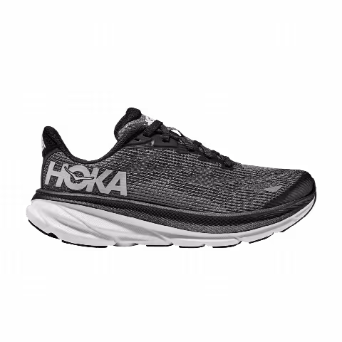 HOKA Clifton 9 Kids 'Black White'