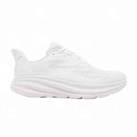 HOKA Wmns Clifton 9 Wide 'Triple White'