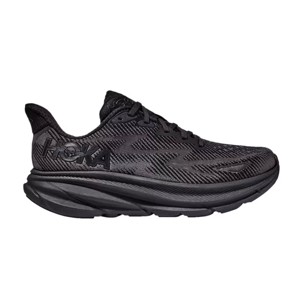 HOKA Clifton 9 Wide Triple Black