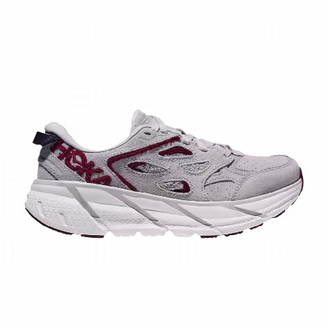 HOKA Clifton L Embroidery 'Lunar Rock Cabernet'