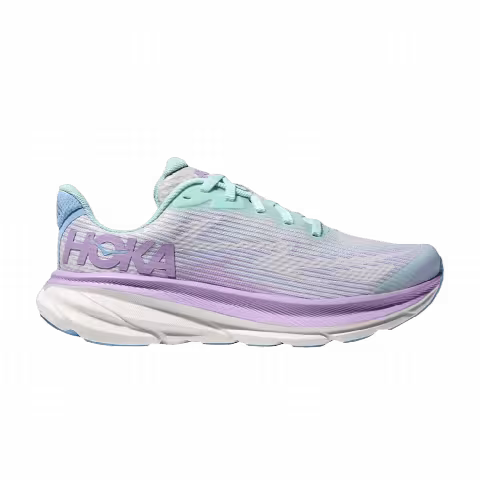 HOKA Clifton 9 Kids 'Sunlit Ocean Lilac Mist'