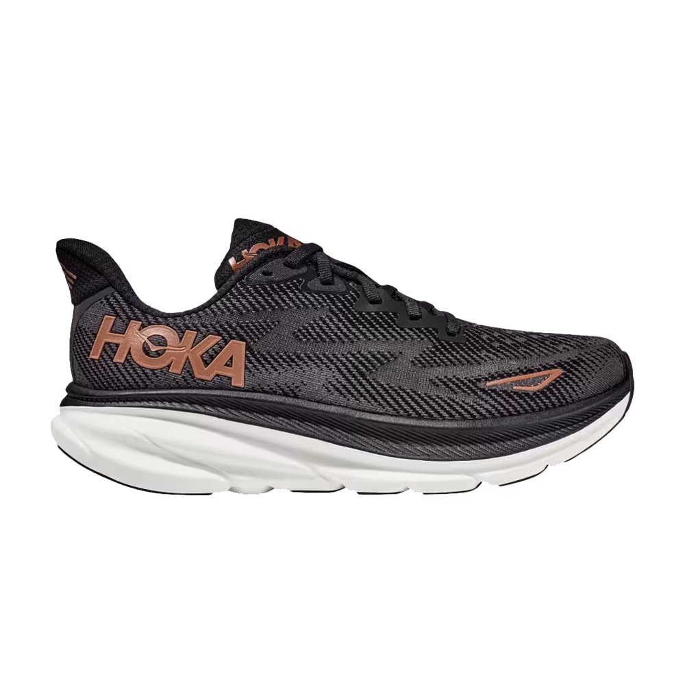 HOKA Women's Clifton 9 Black Copper