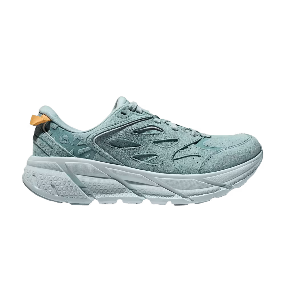 HOKA Clifton L Suede Blue Ice Flow