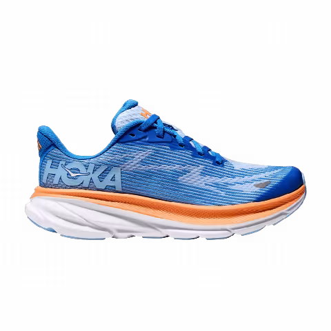 HOKA Clifton 9 Kids 'Coastal Sky All Aboard'