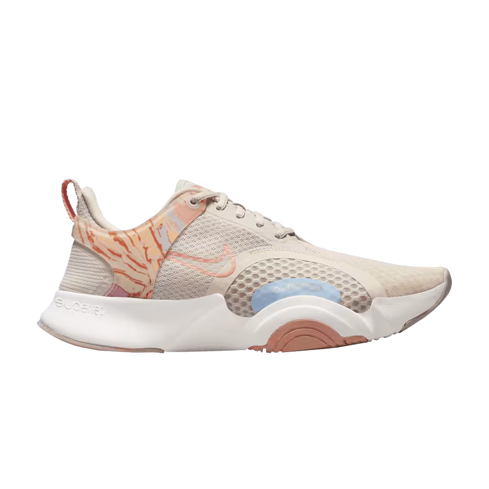 Nike Women's SuperRep Go 2 Desert Sand Crimson Bliss