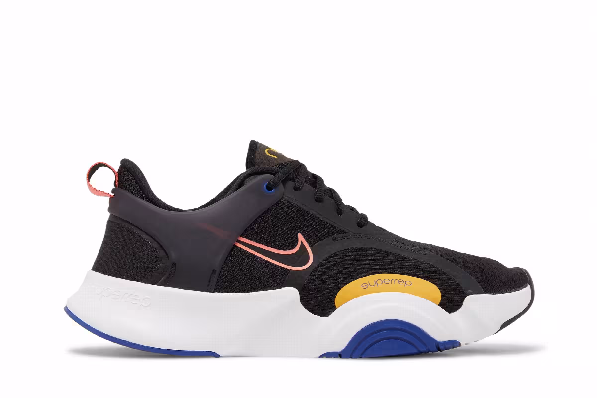 Nike SuperRep Go 2 Black Deep Royal Blue Pollen, view 2