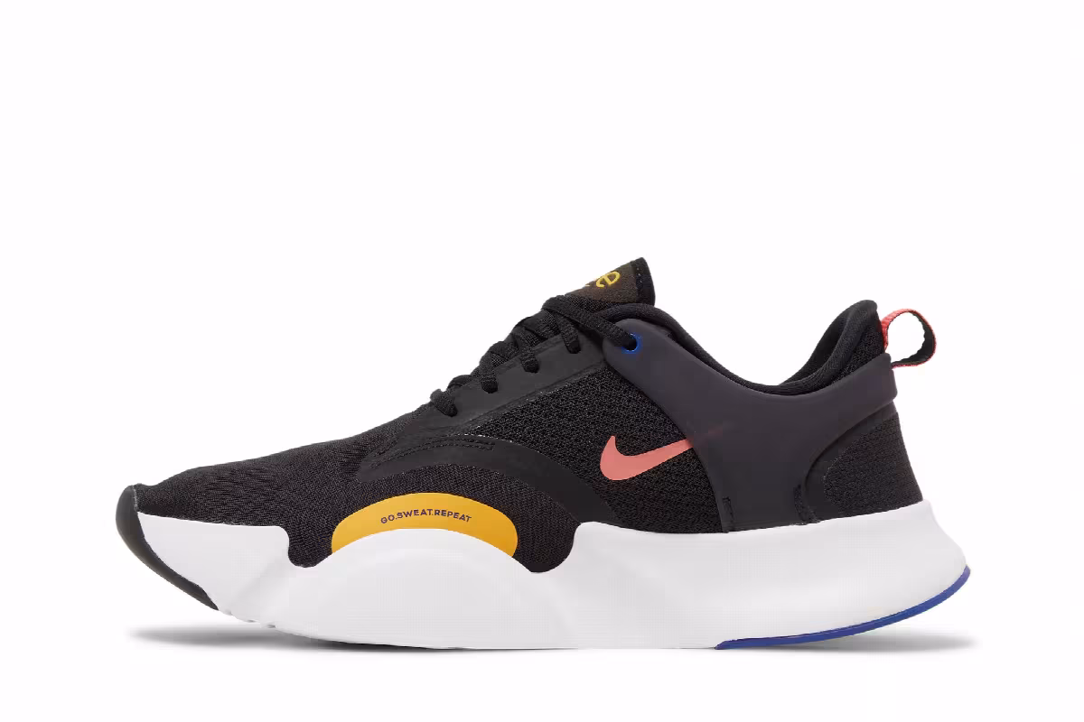 Nike SuperRep Go 2 Black Deep Royal Blue Pollen, view 4
