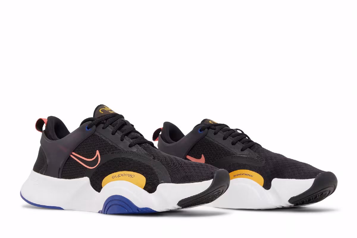 Nike SuperRep Go 2 Black Deep Royal Blue Pollen, view 9