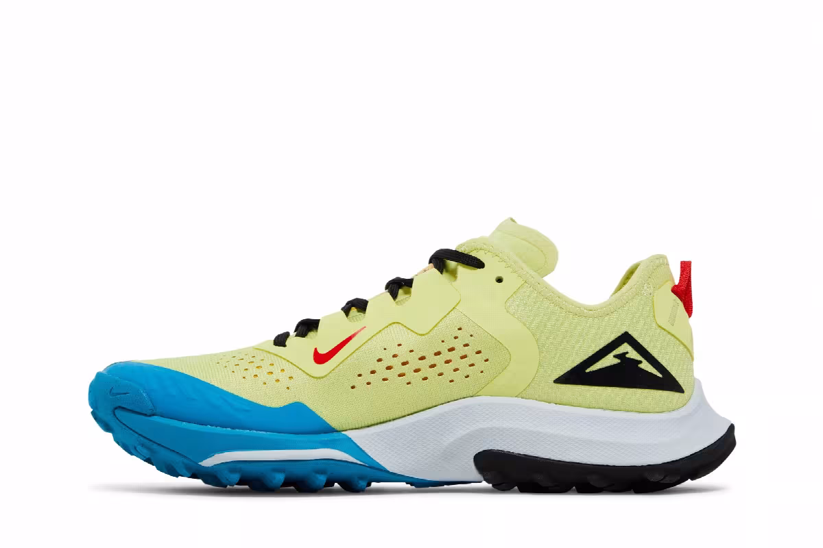 Nike Women's Air Zoom Terra Kiger 7 Limelight Laser Blue, view 4