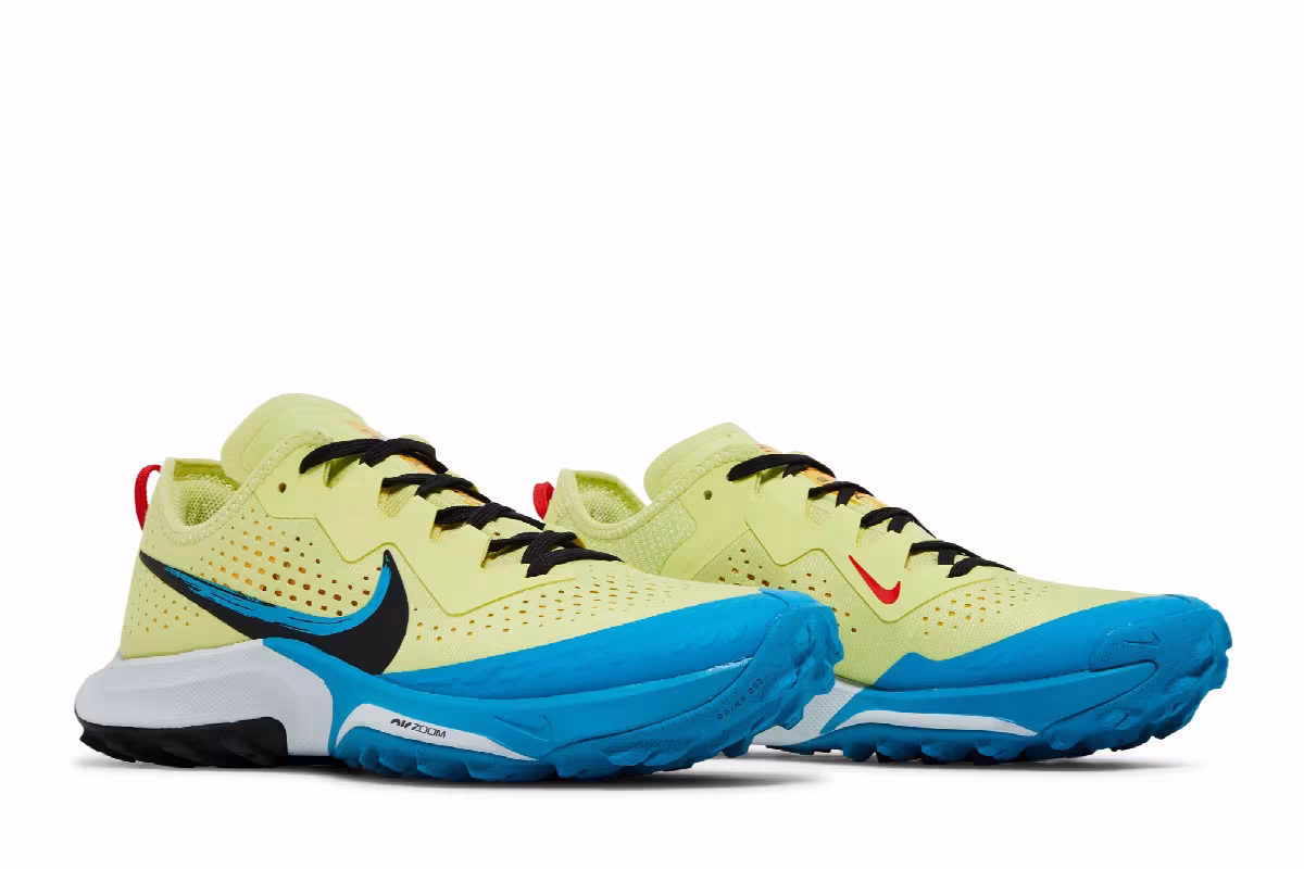 Nike Women's Air Zoom Terra Kiger 7 Limelight Laser Blue, view 9