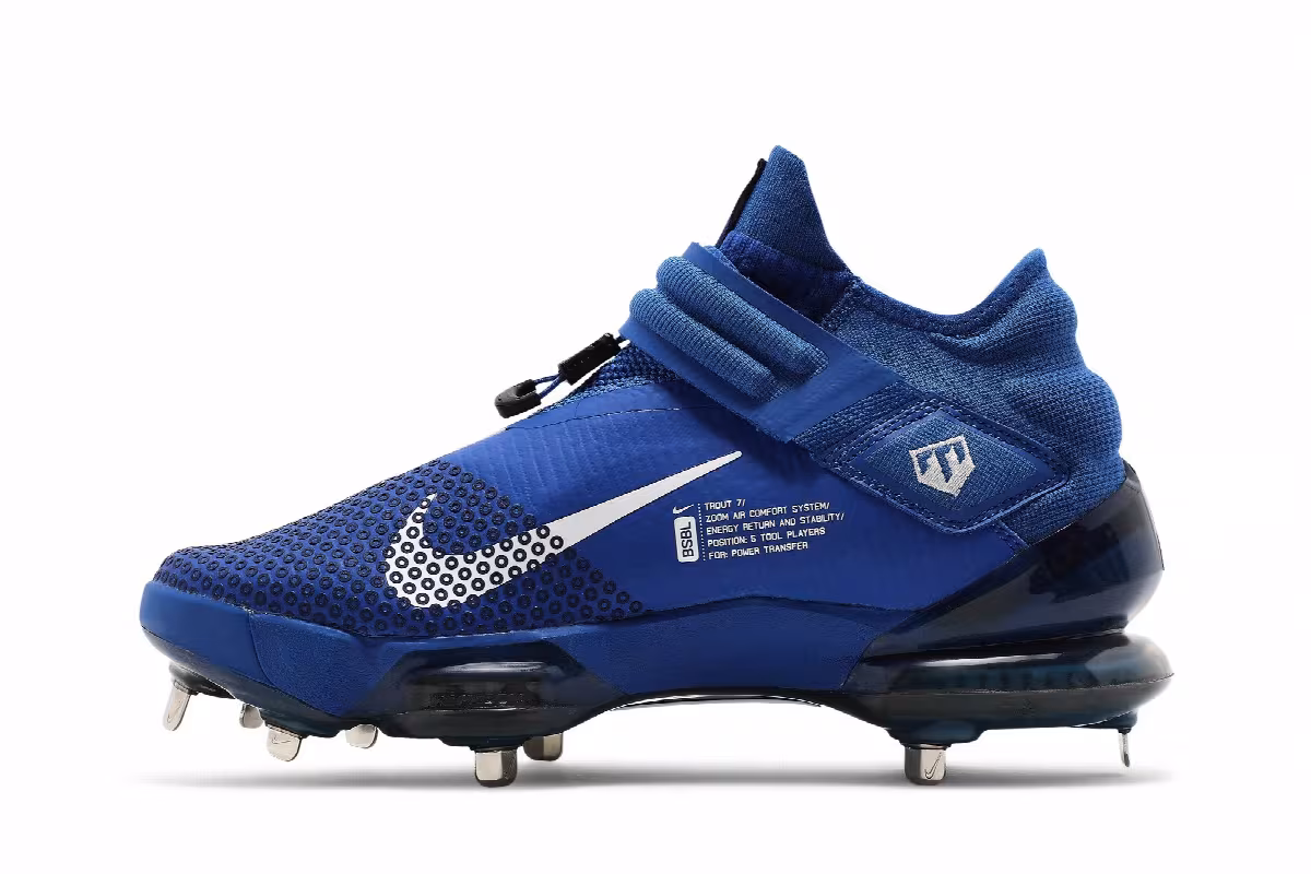 Nike Force Zoom Trout 7 Pro Mid Game Royal, view 4