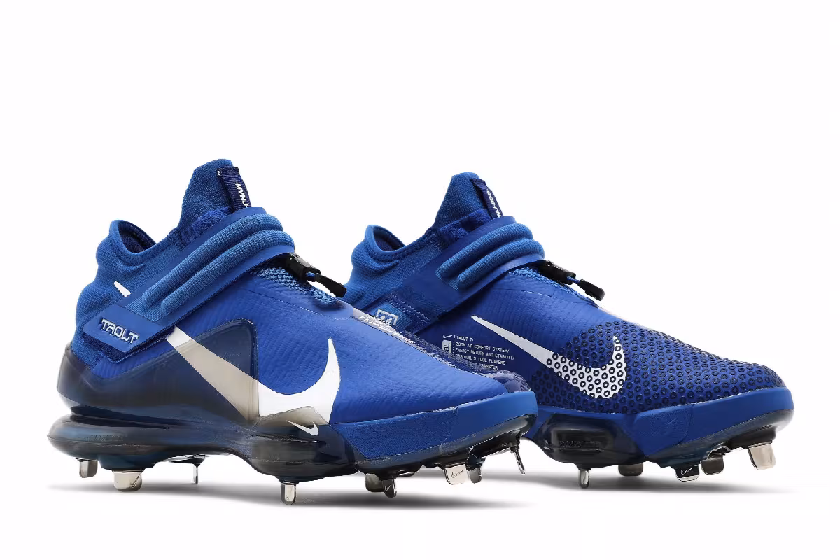 Nike Force Zoom Trout 7 Pro Mid Game Royal, view 9