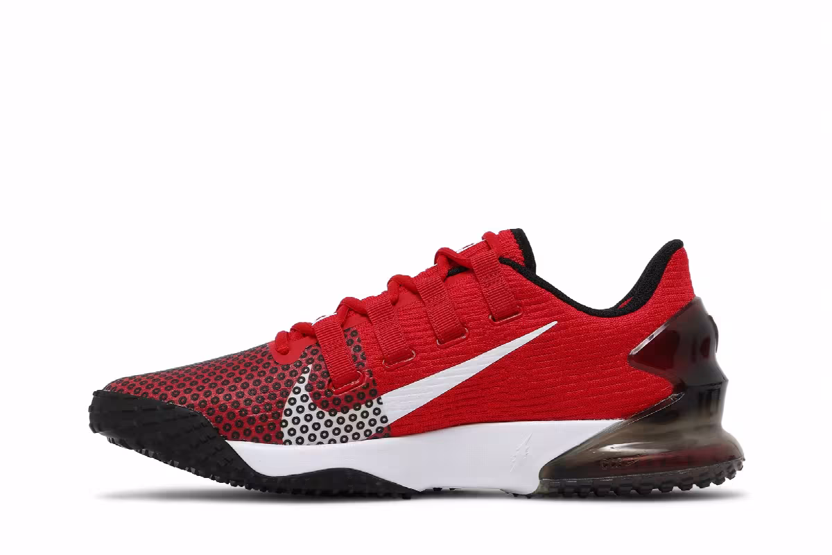 Nike Force Zoom Trout 7 TF University Red, view 4