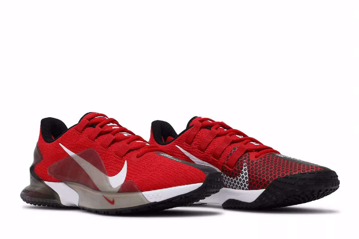Nike Force Zoom Trout 7 TF University Red, view 9