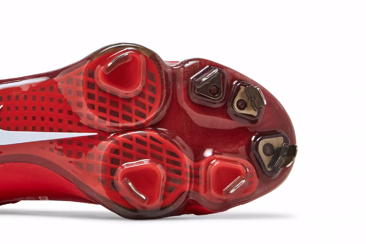 Nike Force Zoom Trout 7 Pro Mid University Red, view 6