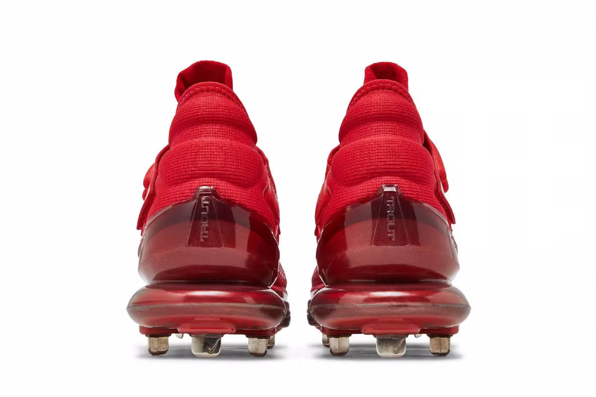 Nike Force Zoom Trout 7 Pro Mid University Red, view 7