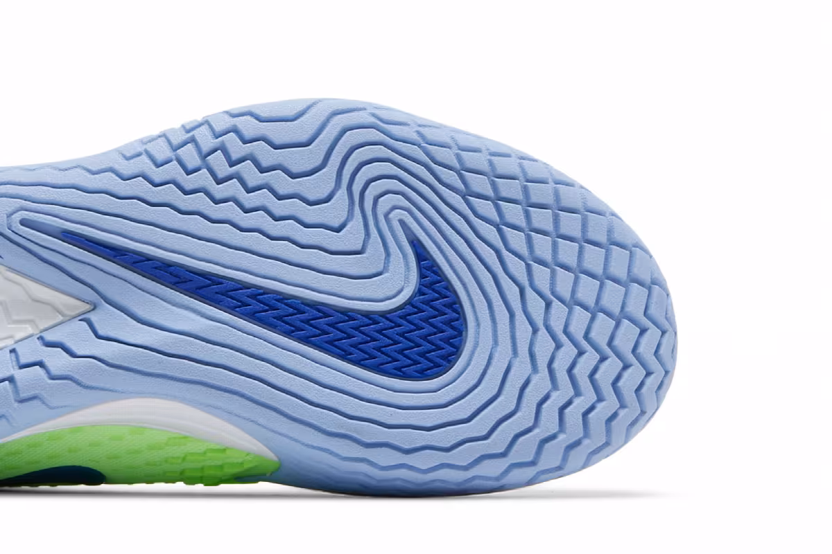 NikeCourt Zoom Vapor Cage 4 Rafa Lime Glow Hyper Blue, view 6